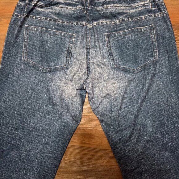 Denim print leggings - Picture 4 of 4